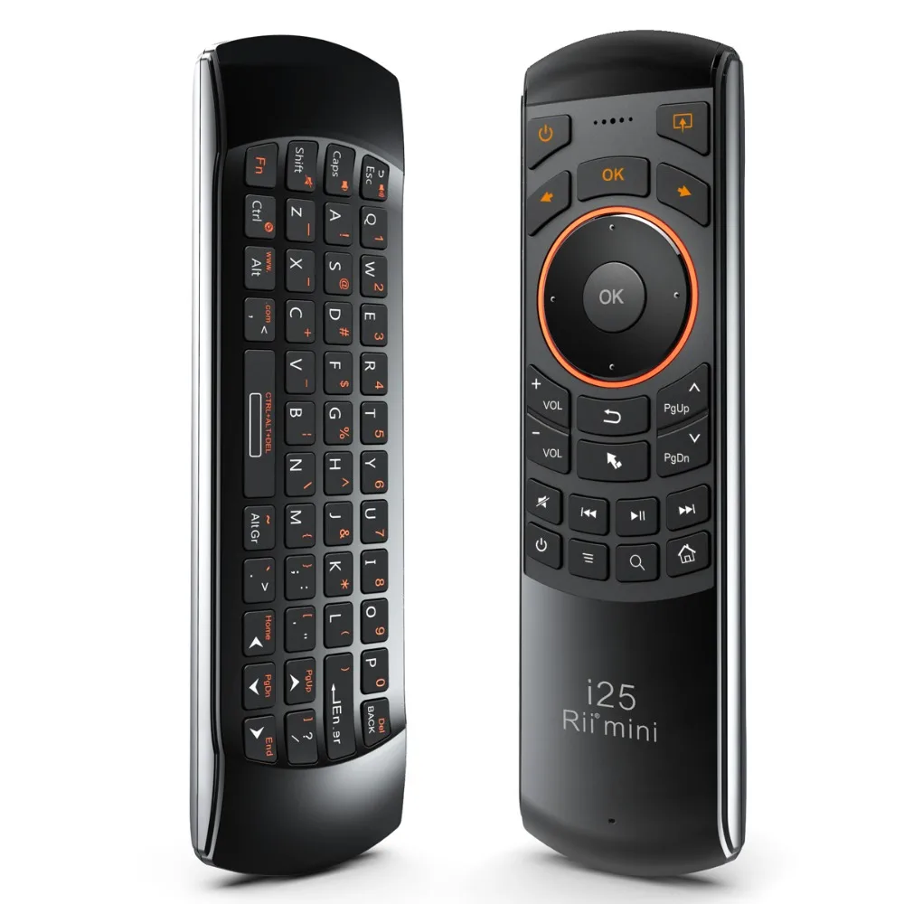 

Original 3 in 1 Rii i25 2.4G Mini Wirless Air mouse Keyboard With IR Remote Control PC Teclado For Tablet Smart Android TV Box