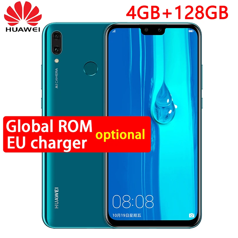 Huawei Y9 2019 Enjoy 9 Plus смартфон с 6 5 дюймовым дисплеем восьмиядерным процессором Kirin 710