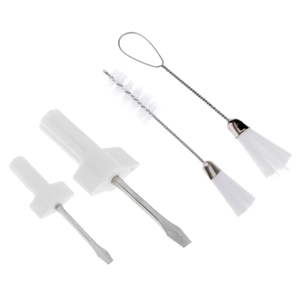 4 Pieces/Set Sewing Machine Service Kit 2 Sewing Machine Lint Cleaning Brushes & 2 Screwdrivers