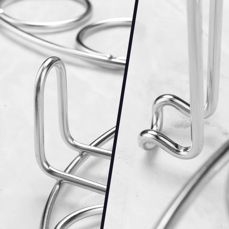 7 Slots 304 Stainless Steel Egg Rack Holder Decoration Multifunction Kitchen Cooking Steamer Rack Egg Seperate Shelf Basket Tool