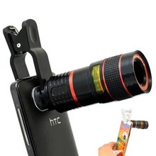 APEXEL Универсальный 8-кратный зум оптический объектив телескоп для мобильного телефона ширина 4,2 см-6,8 см объектив для мобильного телефона для Iphone samsung CL-19B