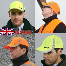 Men Hi Vis Protective Bump Cap Baseball Style Hard Hat Safety Workwear UK Men Hi Vis Protective Bump Cap Baseball Style Hard Hat Safety Workwear UK