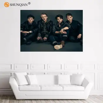 

Nice The Vamps Poster Custom Satin Poster Print Cloth Fabric Wall Poster Print Silk Fabric Print Poster 18-1-30