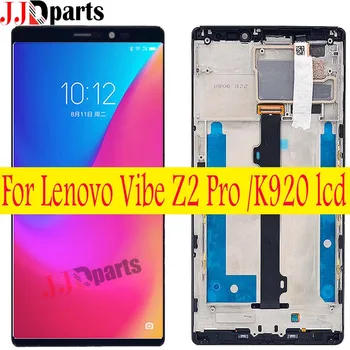 

For 6.0" Lenovo Vibe Z2 Pro K920 LCD Display Touch Screen Digitizer Assembly With Frame For Lenovo K920 Display Replaceme