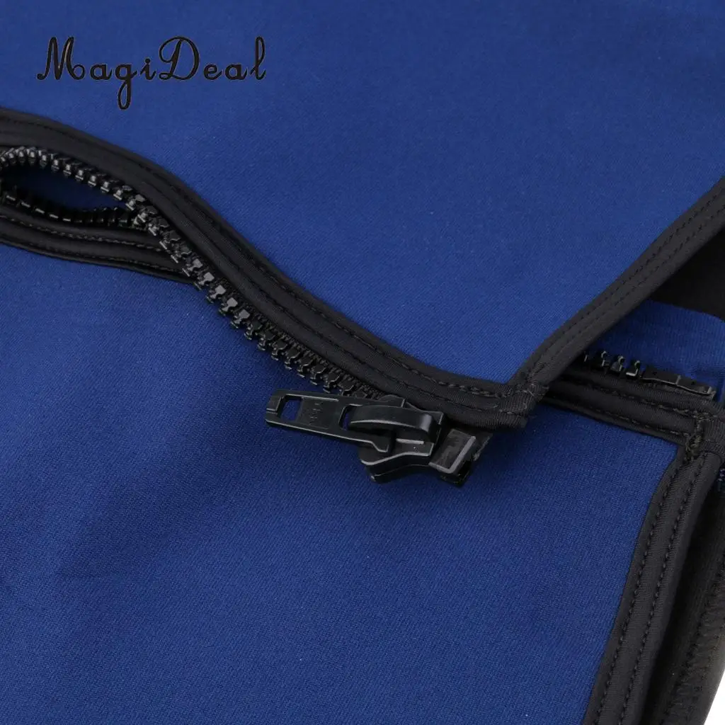 Mens 2mm Neoprene Elastic Zipper Jacket Top Long Pants Split Wetsuits Diving Suit Swimsuit Scuba Surf Snorkeling