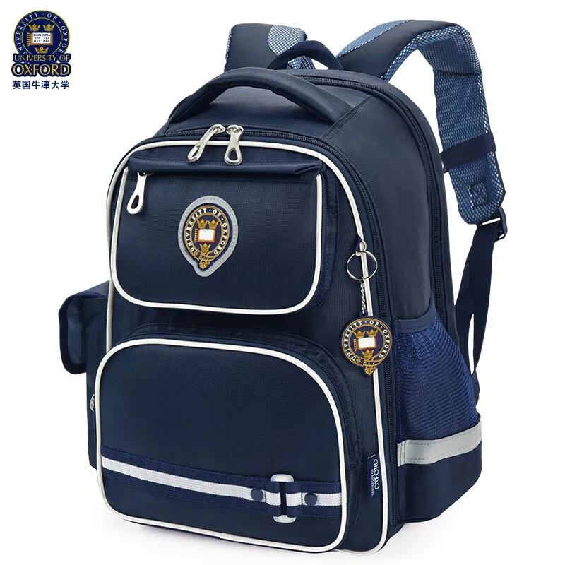 

UNIVERSITY OF OXFORD CHILDREN KIDS Elementary orthopedic school bag shoulder backpack portfolio for boys Class grade 1-3