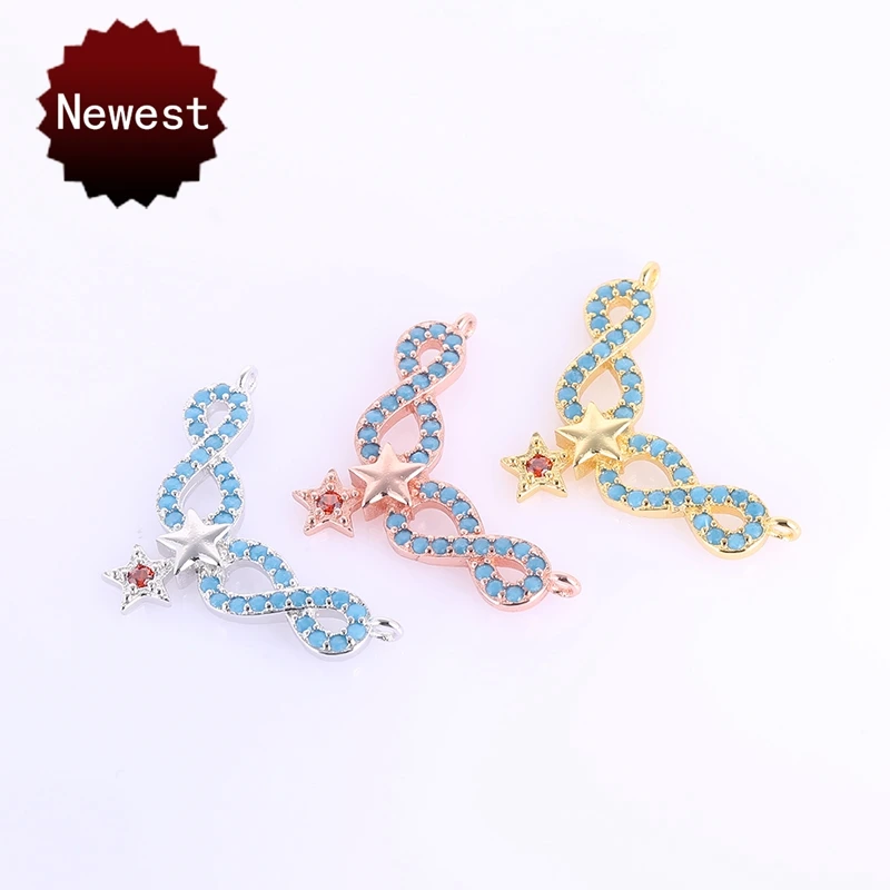 Ketting 2 звезды бесконечности пасьянс подвески для женщин diy Ожерелье Браслеты