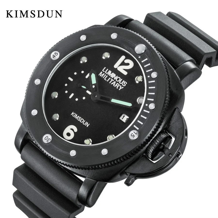

Mens Watches Top Brand Luxury Man Watch 2019 KIMSDUN Clock Luminous Waterproof Quartz Men's Sports Wristwatches erkek kol saati