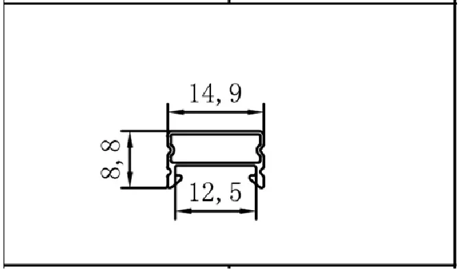Luzes Led Bar 5 v tira conduzida rígida Comprimento : 32cm