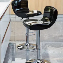 Барный стул увеличение шасси Лифт высокий стул современный минималистичный высокий стул домашний вращающийся барный стул ABS смоляное сырье бар
