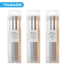 12 зубных щеток безопасные зубные щетинки модные Семейные использовать Ho использовать держать пшеницу держатель для трубочек зубная щетка