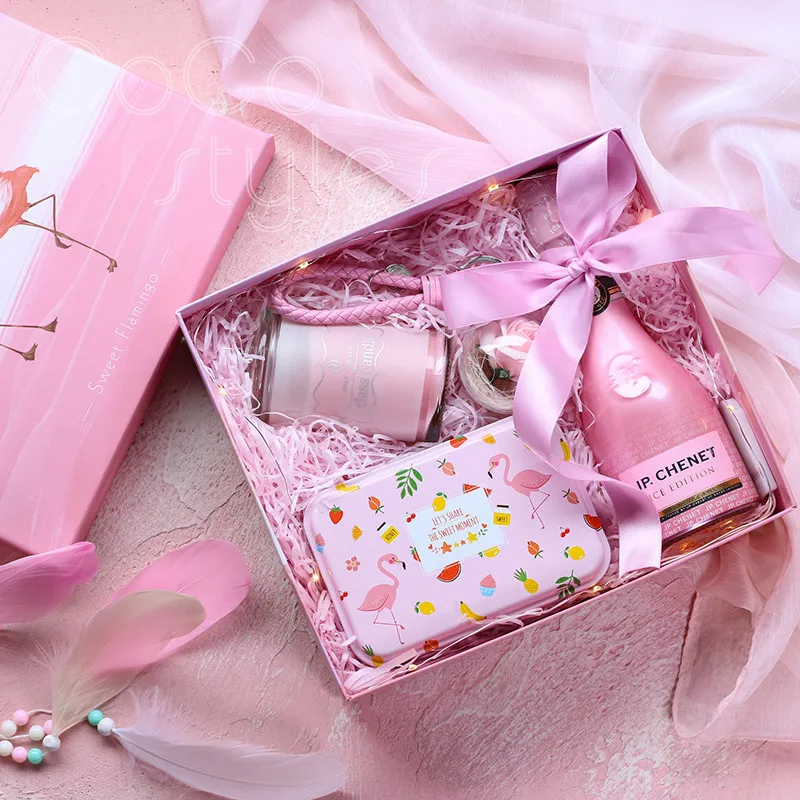 pink gift box with Thermos  (4)