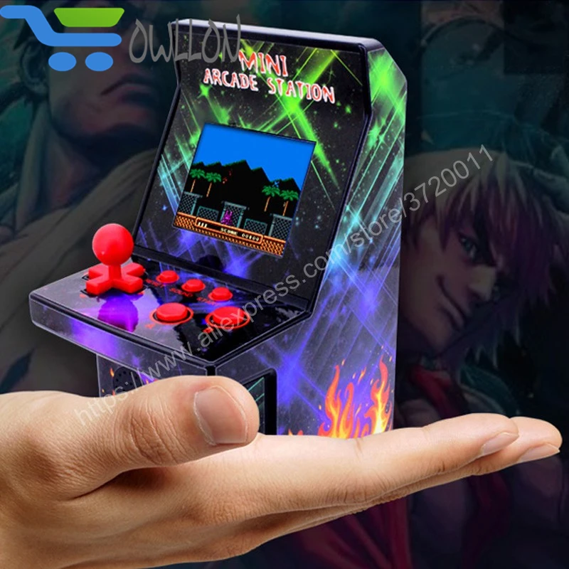 

200 in 1 Mini Arcade Game Console Retro Arcade Handheld Game Player with 200 8 bit Games 2.5" Colorful Display Gift for Kids