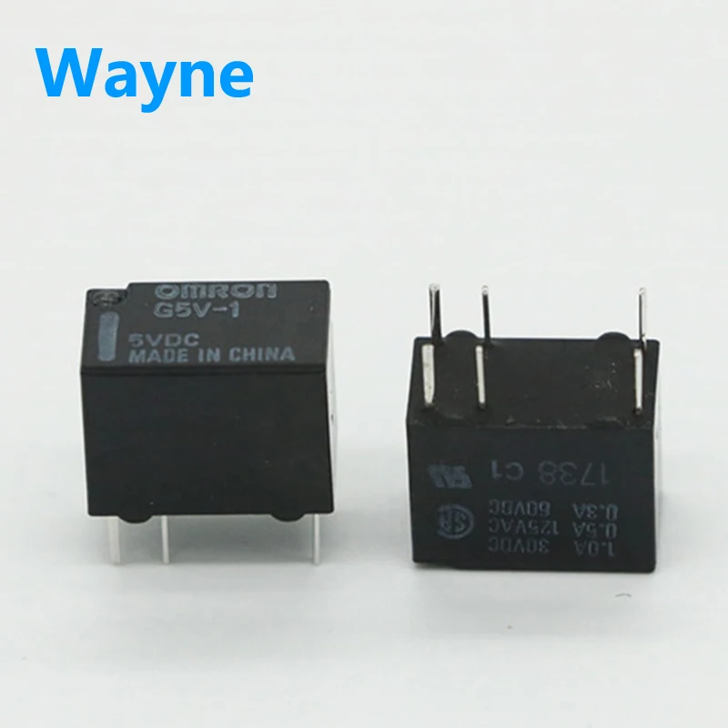 Сигнальное реле G5V 1 5VDC/G5V 12VDC/G5V 24VDC/3 В/9 В оригинальный DC5 1A 6 Булавки футов|Запасные