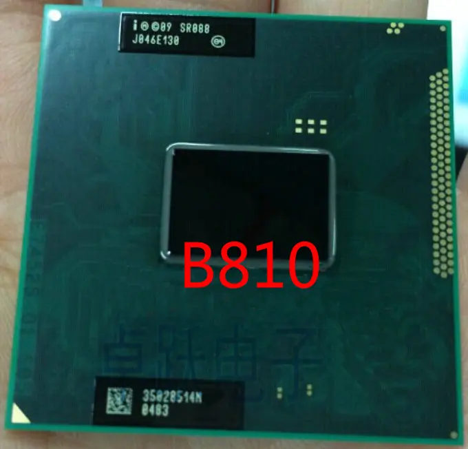 Procador Intel Celeron B810 SR088, CPU de doble núcleo de 1,6 GHz, 2M