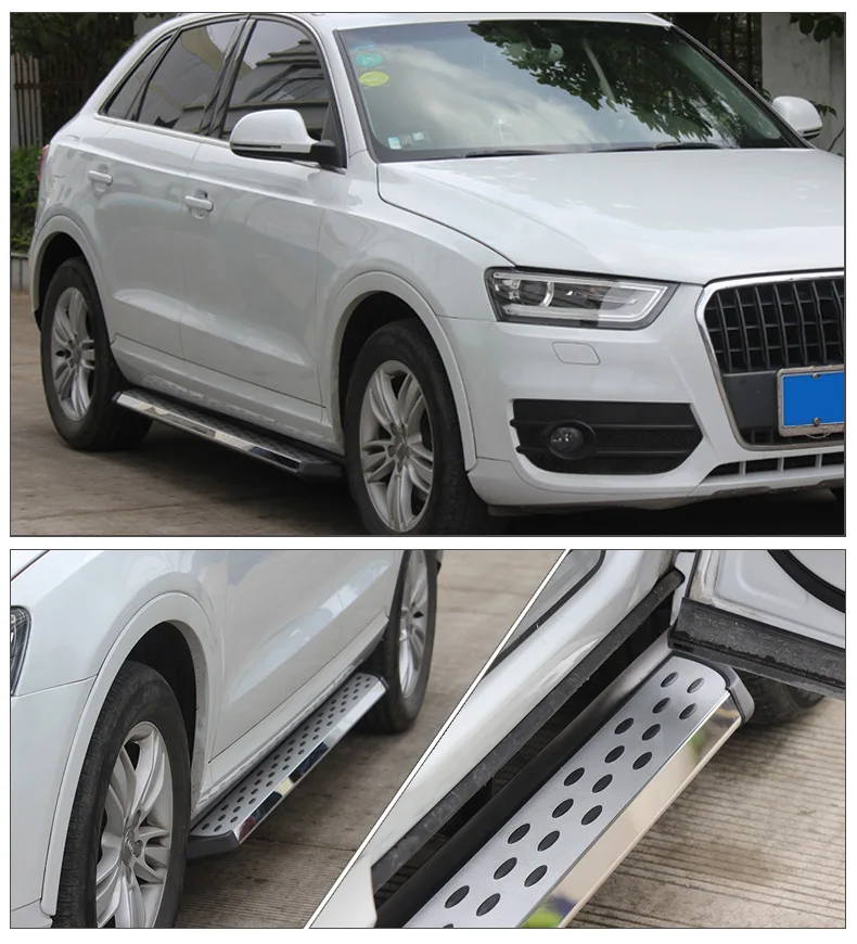 Боковой шаг Беговая панель боковой бар для AUDI Q5L до Q2L Q3 Q5 Q7 Q8, высокое качество, сверхмощный