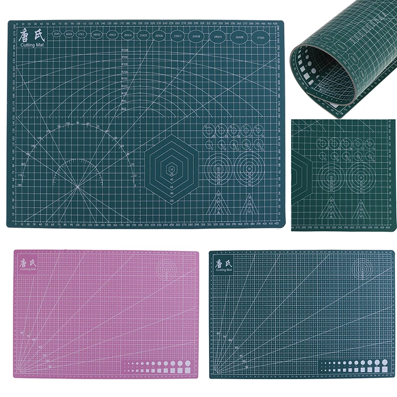 45*30 Cm PVC Printed Board Diy Tools Self Healing Cutting Mat Rectangle Grid Lines Cutting Mat Craft Quilting Grid Lines