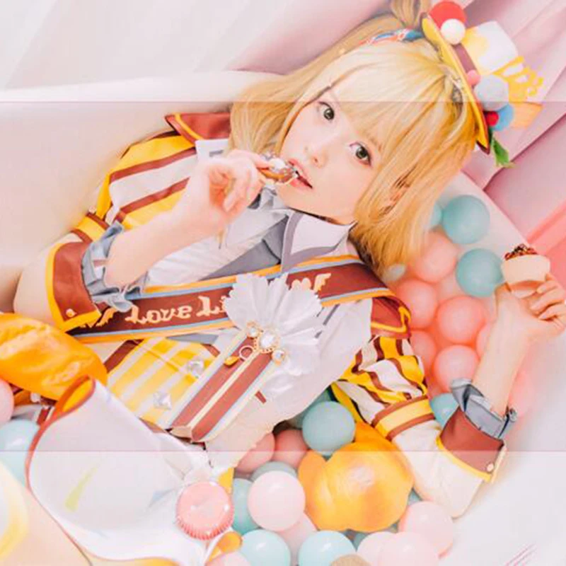 Rolecos японского аниме Love Live! Костюмы для косплея мороженое возбуждение Косака