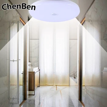 

PIR Motion Sensor LED Ceiling Light 15 20 30 50 Modern UFO Ceiling Lamp Surface Mounted Lighting Fixture For Living Bathroom