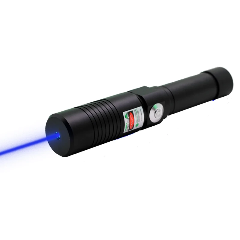 The Most Powerful handheld Burning Laser Torch 450nm 5000mw Focusable