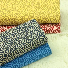 Импортный японский мягкий бриз из хлопка и льна с геометрическим принтом, ручная работа, Лоскутная Ткань для сумок A753