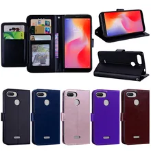 Redmi 6 Pro Case Redmi 6A Case Flip PU Leather Phone Case For Xiaomi Redmi 6 Pro Global Version Redmi6A 6 A 6Pro Redmi6 Cover