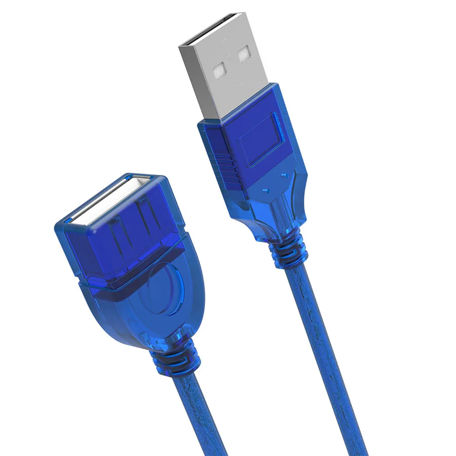 USB 2,0 кабель USB2.0 УДЛИНИТЕЛЬ для мужчин и женщин кабель для передачи данных USB для ПК клавиатура принтер камера мышь игровой контроллер