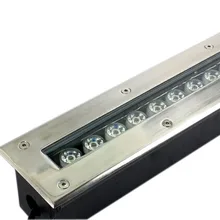 Распродажа 1000 мм led бар 36 Вт Прямоугольник светодиодный подземный светильник Bridgelux 130lm/w AC85-265V 12 в 24 в 3 года гарантии