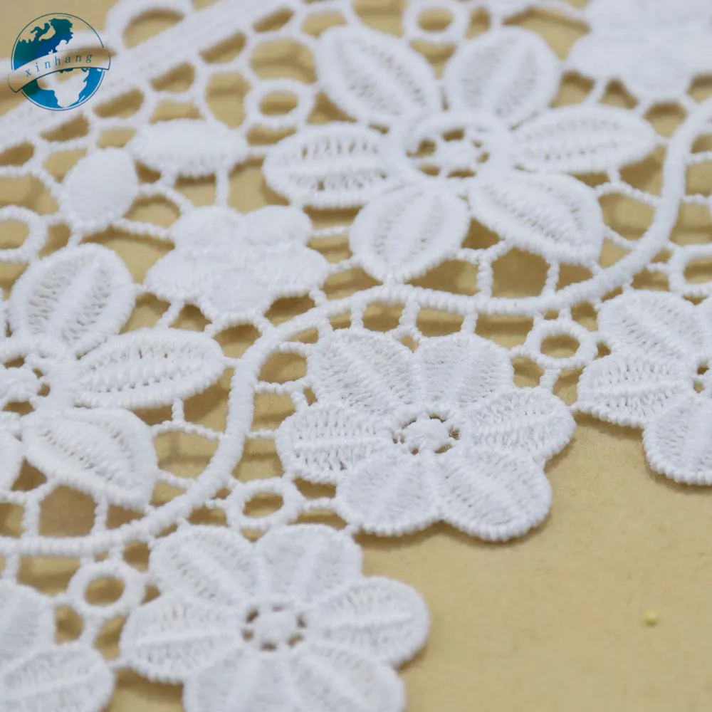 Embroidery sewing lace fabric ribbon trim 8.5cm polyester womens dresses DIY garment wedding party dress accessories