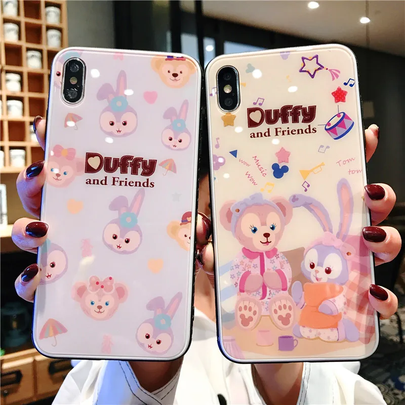 

Cute Cartoon Duffy ShellieMay Anime Gelatoni StellaLou cover for iphone 6 6s 7 8 plus X XR XS MAX phone case fundas