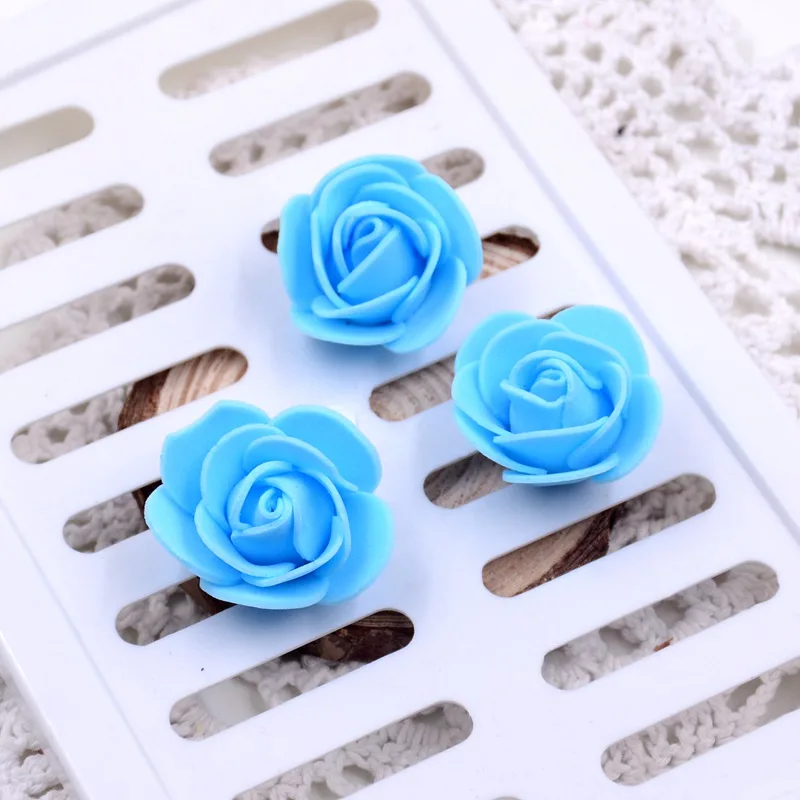 50pcs 19Colors 3cm Small Mini Roses Foam Artificial Flowers For Wedding Festive Decoration Handmade Pompom DIY Craft Accessories 50pcs 19Colors 3cm Small Mini Roses Foam Artificial Flowers For Wedding Festive Decoration Handmade Pompom DIY Craft Accessories