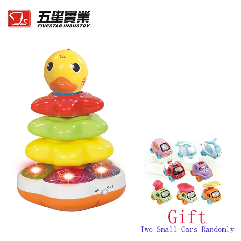 Fs Jouets 1 Pc Bebe Jouer Chose Canard Pile Bebe Jouet Avec Colore Anneaux Jouets Avec Musique Et Lumiere Jouets Pour Enfants Cadeau De Noel Aliexpress