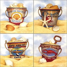

3d Sand bucket seaside diamond painting 5d diy full diamond embroidery cross stitch diamond mosaic Starfish shell diamond paint