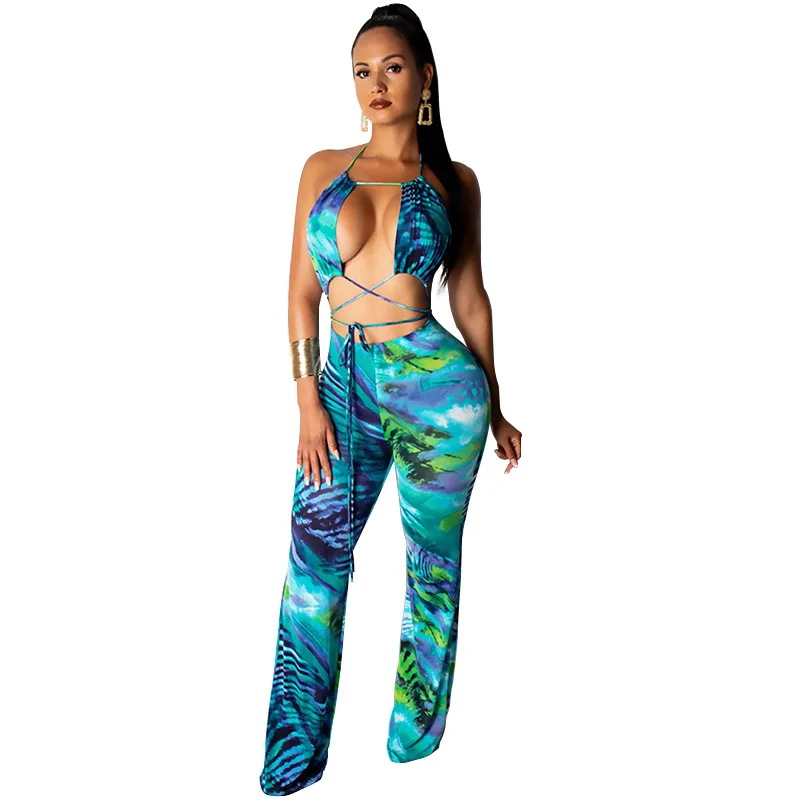 ليوبارد طباعة مثير ضمادة ارتداءها النساء الخصر الفرقة قطع عارية الذراعين قطعة واحدة بذلة خمر قبالة الكتف نادي حزب رومبير