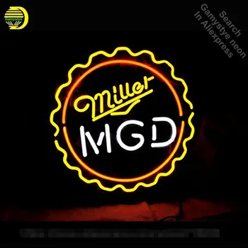 

Neon Sign MGD Miller Lite Genuine Draft neon Light Sign Custom Brand Design Restaurant Hotel Neon signs for sale