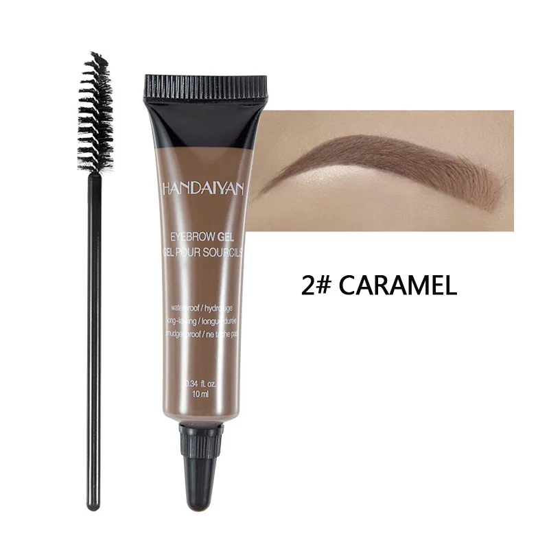 HANDAIYAN Eyebrow Makeup Liuqid Black Brown Henna Eyebrow Makeup Waterproof Eye Beauty Tool Brows Tattoo Eyebrows Gel Cosmetics