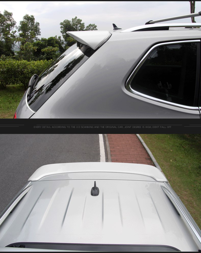ABS краски заднего крыла багажник спойлер для 17 18 VW TIGUAN по EMS