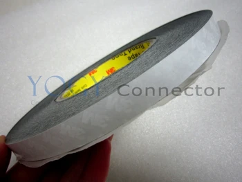 

10mm/20mm/30mm width *50M 3M Black Double Sided Adhesive Tape for Name Plate Tablet Electric Glass Panel, LCD Display Repair