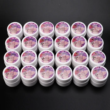 

Pro Nail Art Shimmering Gel Sets 48 Color UV Builder Gel Nail Art Tools Kits Charming Women Manicure Salon Polish Accessories