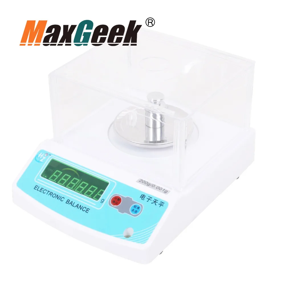 

200G/0.001g 1mg Electronic Balance Scale Powder Scale Balance Medicine Scale 1mg + Windshield