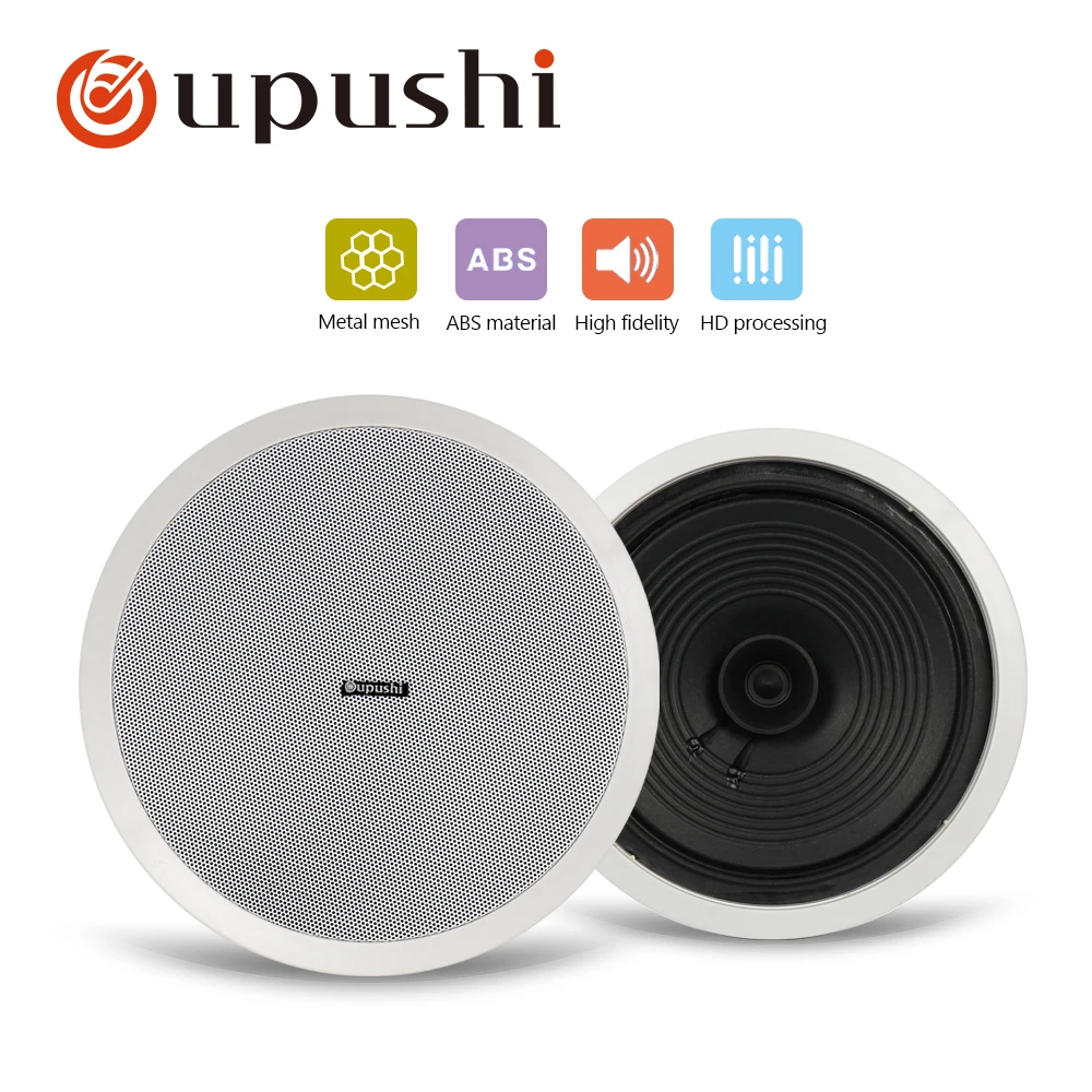 Oupushi CE802 потолок динамик PA системы Altavoz Techo музыка дома стерео настенные колонки