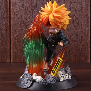 

Anime One Piece Vinsmoke Sanji GK Statue Sanji Figure PVC Black Leg Sanji Action Figure Collectible Model Toy