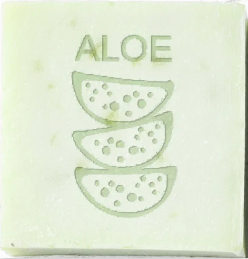 Aloe handmade soap standard Mini soap diy stamp seal chapter