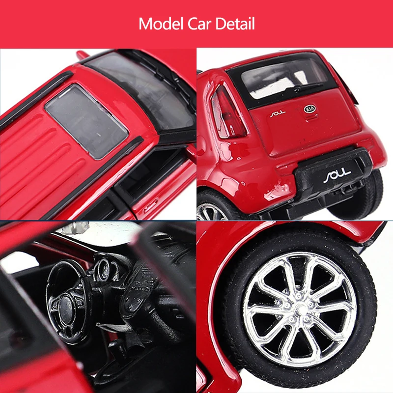 HOMMAT моделирование Welly 1:36 Масштаб KIA Soul сплав модель автомобиля Diecasts& игрушечные транспортные средства модели автомобилей подарок автомобили игрушки для детей