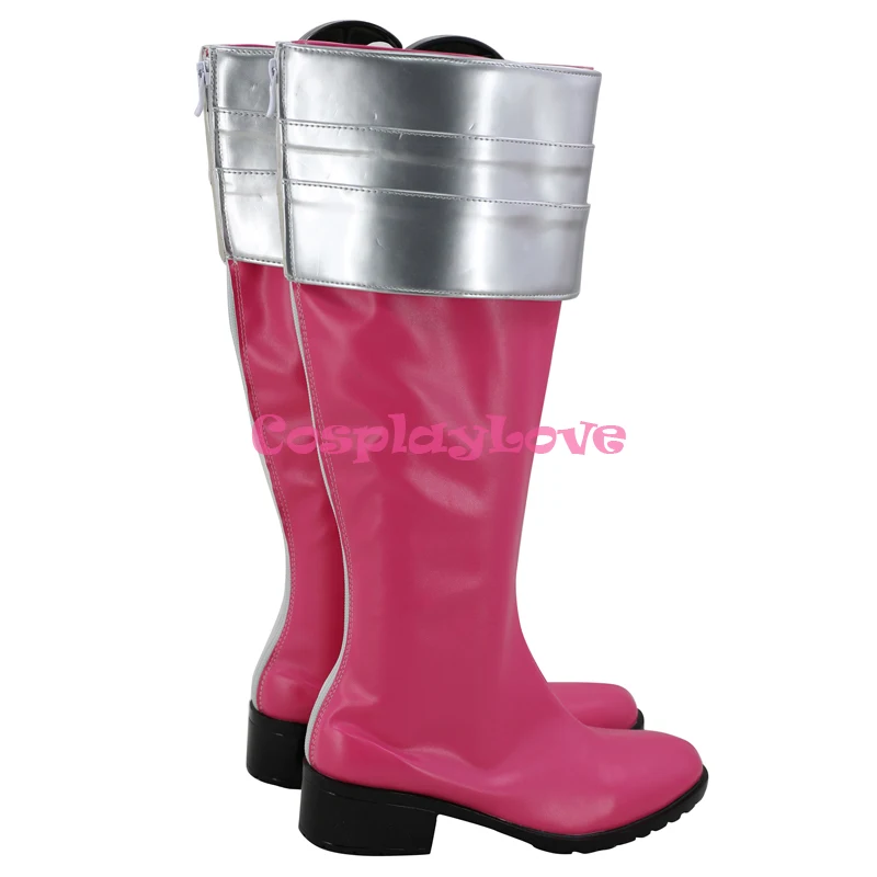 Cosplay Love Super Sentai kaizouku Red Gokaiger ahe de Family Shoes длинные сапоги на заказ|Туфли| |