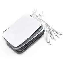 20 шт нетканые массажные гелевые пластыри многоразовые электродные подушечки 2 мм для EMS стимулятор мышц Массажер для акупунктурной терапии