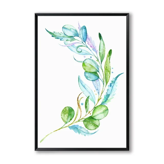Elegant-Poetry-Plant-Foliage-of-Watercolor-Simple-Decor-Canvas-Painting-Art-Print-Poster-Picture-Wall-Painting.jpg_640x640