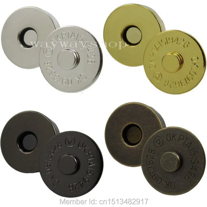 30 sets 18mm 0.7'' Snap purse closures Clasps Button Bag High