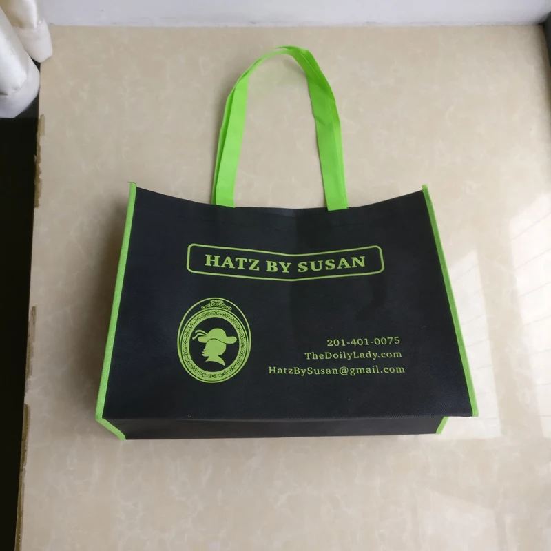 Flash Deal wholesale 500pcs/lot 30x40Hx15cm Reusable Non woven shopping bags with logo promotional gifts customize logo tote bags for ads 2
