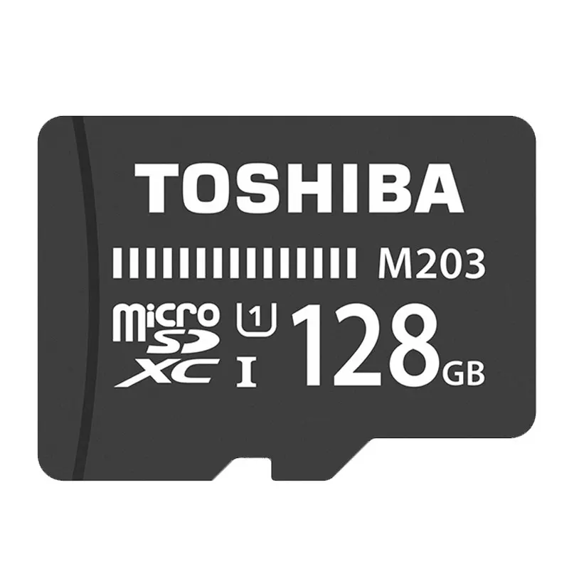 TOSHIBA M203 TF карта Micro SD карты 128 Гб 64 ГБ 32 ГБ оперативной памяти, 16 Гб встроенной памяти, слот для карт памяти 100 МБ/с. SDXC/SDHC Class10 UHS-I для смартфонов и планшетов - Емкость: M203-128GB